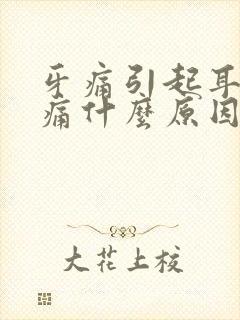 牙痛引起耳根都痛什么原因