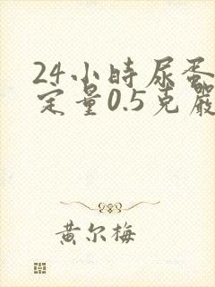 24小时尿蛋白定量0.5克严重吗