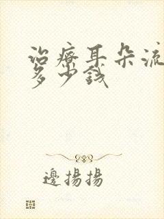 治疗耳朵流脓要多少钱