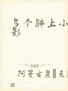 多个肺上小结节影