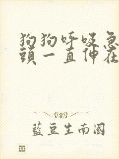 狗狗呼吸急促舌头一直伸在外面