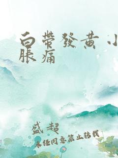 白带发黄 小腹胀痛