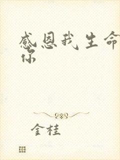 感恩我生命中有你