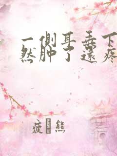 一侧耳垂下面突然肿了还疼