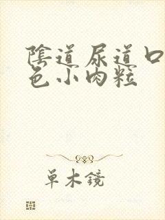 阴道尿道口长白色小肉粒