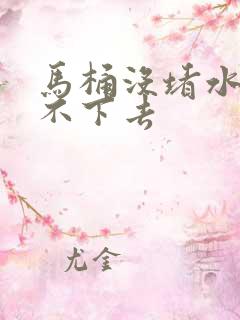 马桶没堵水却冲不下去