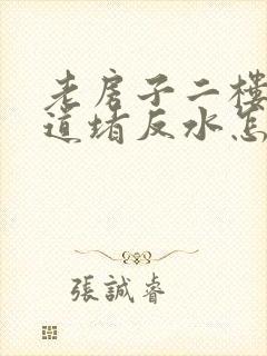 老房子二楼下水道堵反水怎么办