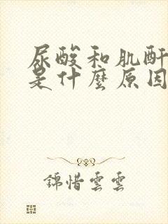 尿酸和肌酐偏高是什么原因