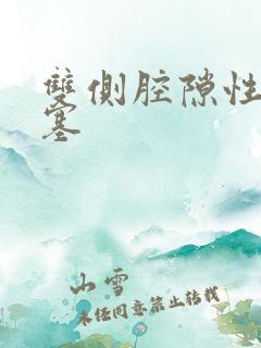 双侧腔隙性脑埂塞