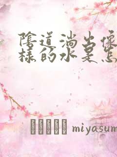 阴道淌出像尿一样的水是怎么回事