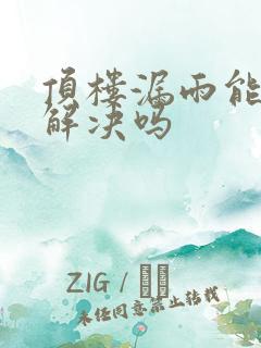 顶楼漏雨能彻底解决吗