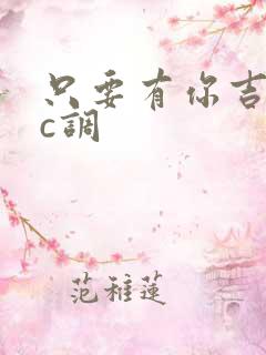 只要有你吉他谱c调