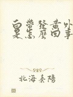 白带发黄外阴痒是怎么回事