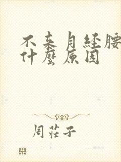 不来月经腰酸痛什么原因