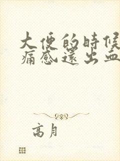 大便的时候有疼痛感还出血