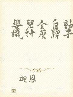 婴儿全自动洗衣机什么牌子好