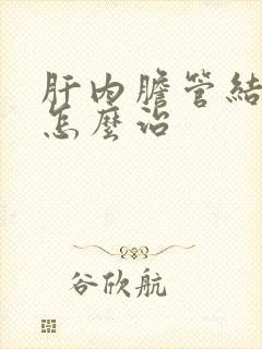 肝内胆管结石 怎么治