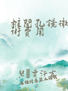 椎间孔镜微创手术费用