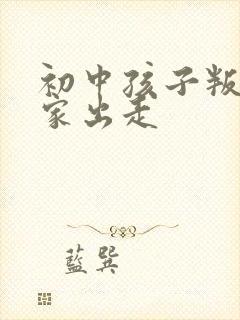 初中孩子叛逆离家出走