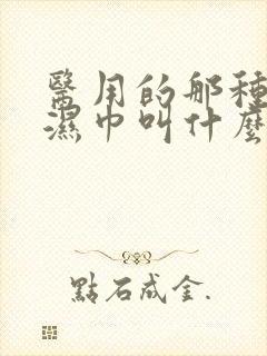 医用的那种消毒湿巾叫什么