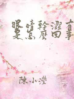 眼晴干涩有眼屎是怎么回事