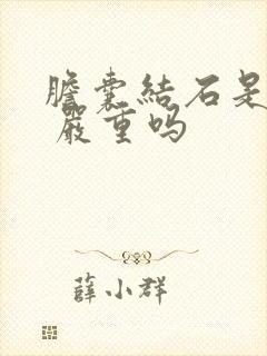 胆囊结石是什么 严重吗