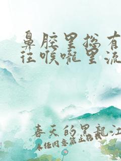 鼻腔里总有鼻涕往喉咙里流