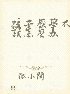 孩子厌学不学习该怎么办