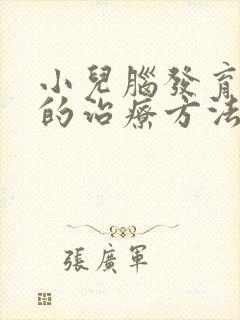 小儿脑发育迟滞的治疗方法