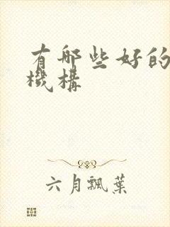 有哪些好的补习机构