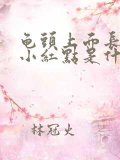 龟头上面长好多小红点是什么病