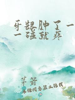 牙龈肿了一个包一碰就疼