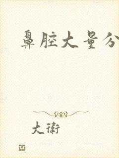 鼻腔大量分泌物