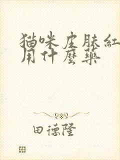 猫咪皮肤红掉毛用什么药