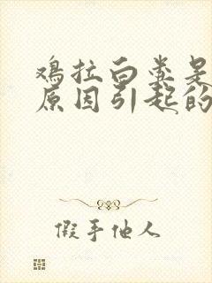 鸡拉白粪是什么原因引起的