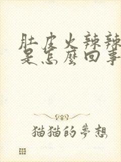 肚皮火辣辣的疼是怎么回事