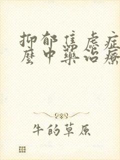 抑郁焦虑症用什么中药治疗