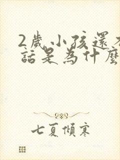 2岁小孩还不说话是为什么