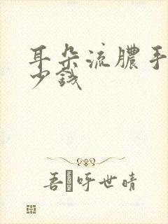 耳朵流脓手术多少钱