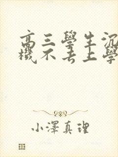 高三学生沉迷手机不去上学怎么办