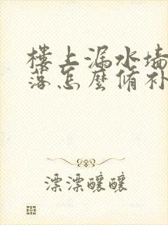 楼上漏水墙皮脱落怎么修补