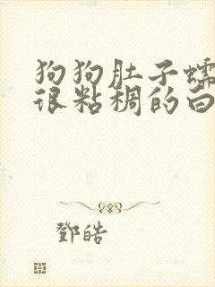 狗狗肚子蠕动吐很粘稠的白沫