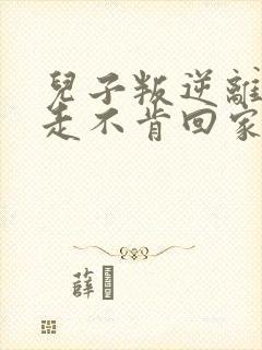 儿子叛逆离家出走不肯回家怎么办