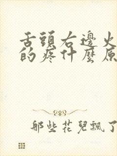 舌头右边火辣辣的疼什么原因