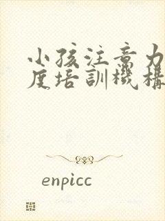 小孩注意力专注度培训机构