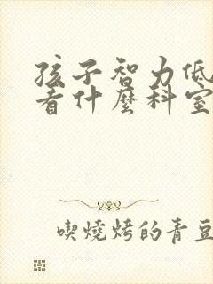 孩子智力低应该看什么科室医生