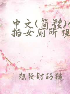 中文(简体)偷拍女厕所视频