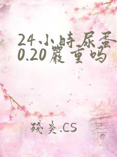 24小时尿蛋白0.20严重吗