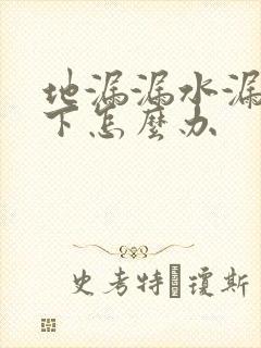 地漏漏水漏到楼下怎么办