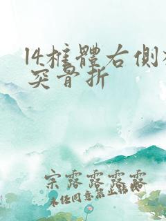 l4椎体右侧横突骨折